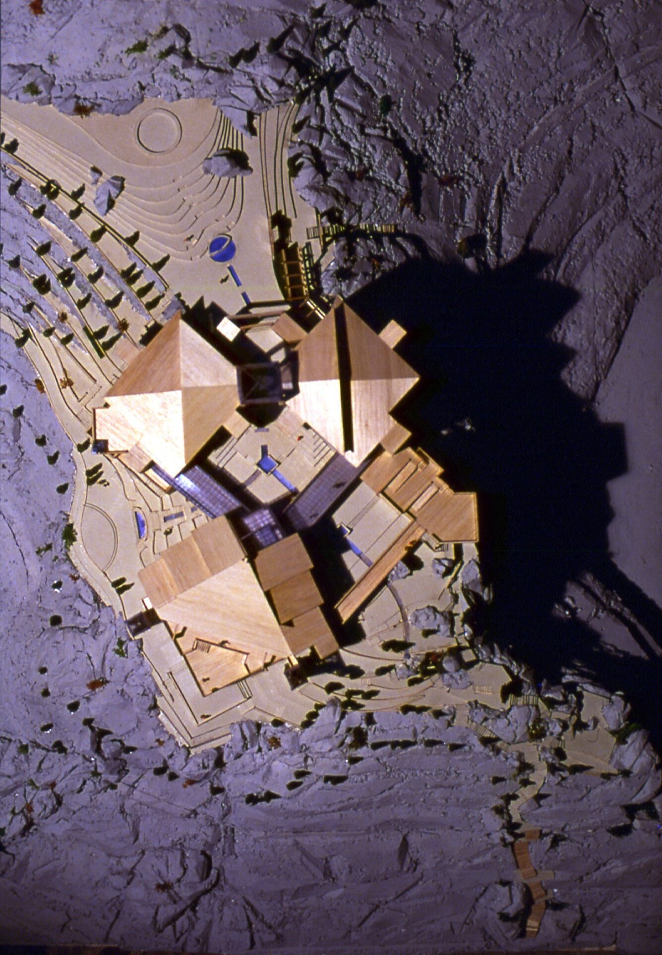 Cultural Houses Center located in Ferdowsi Garden, Tehran, designed in 1992
