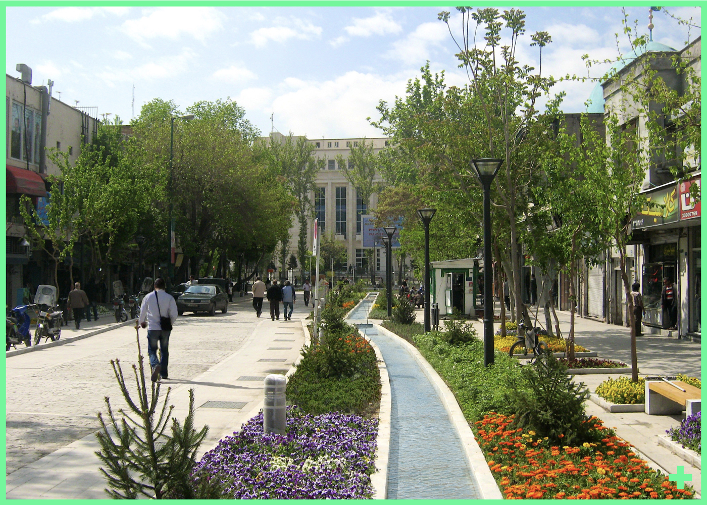 پروژه طراحی راهبردی خیابان‌های منطقه ۱۲ تهران با الهام از باغ–بازار – ۱۳۹۰ + Strategic street design project in District 12 of Tehran – inspired by Garden–Bazaar concept, 2011
