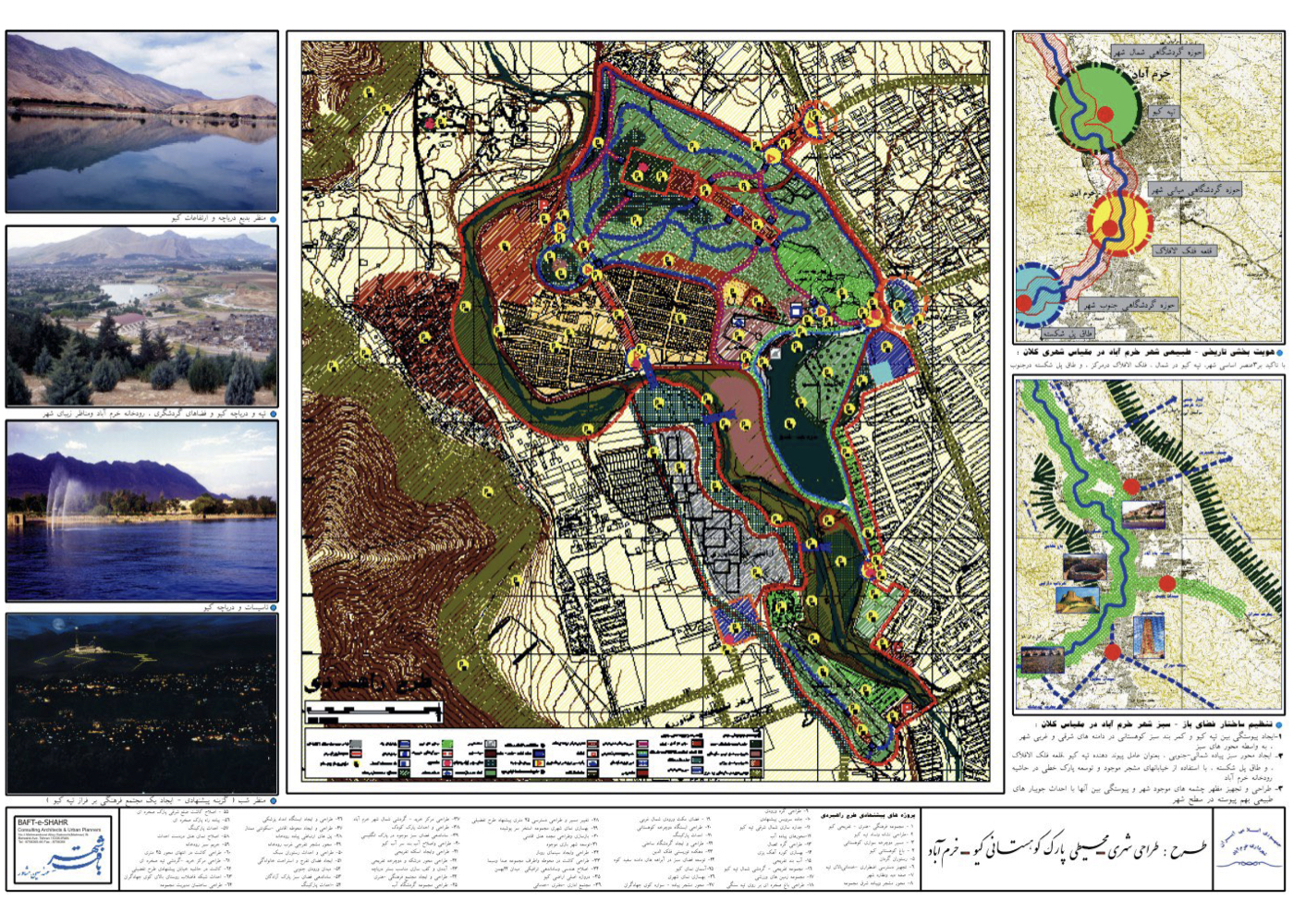 Urban–Environmental Design of the Keeyow Mountainous Zone (Strategic)