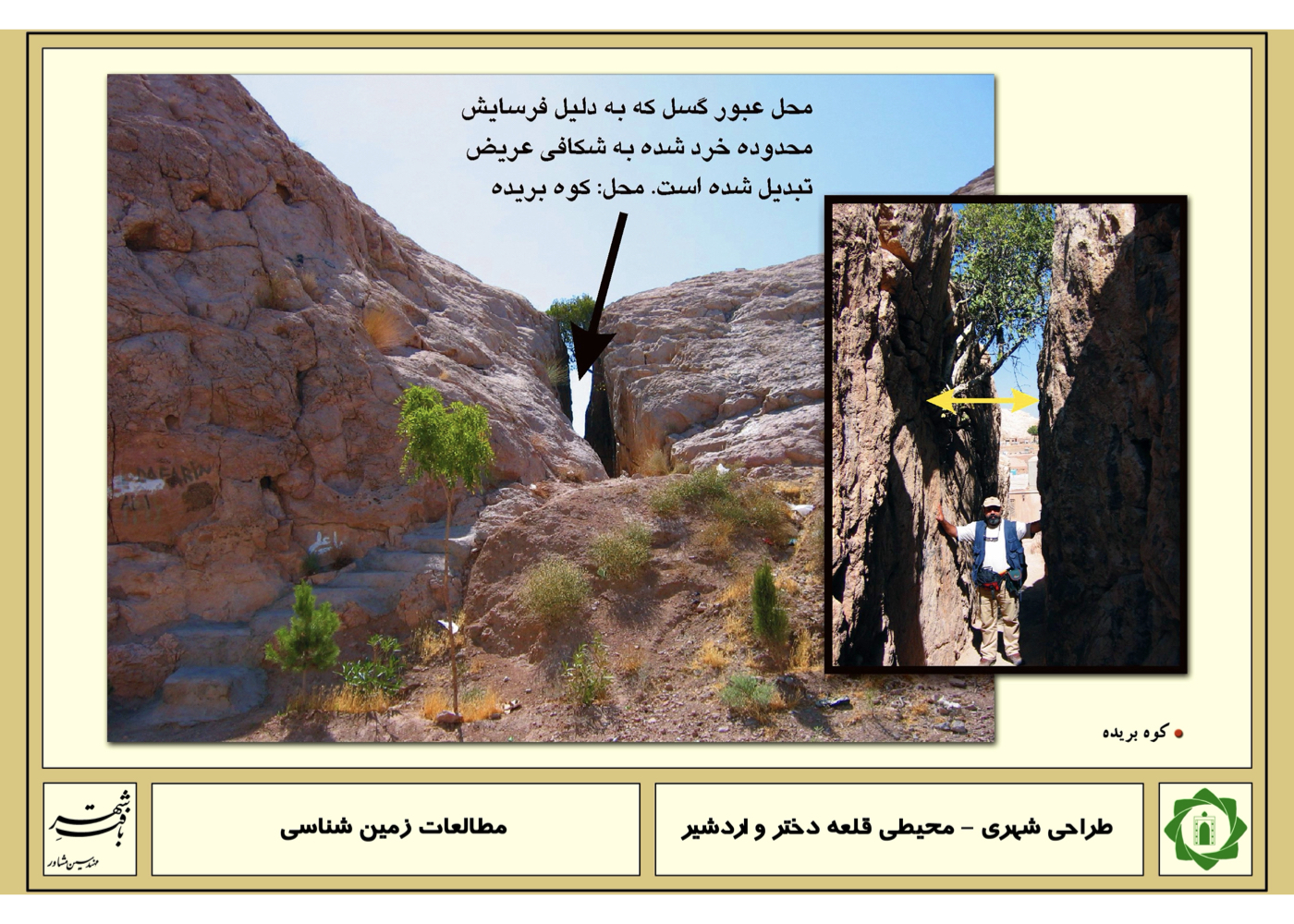 طرح راهبردی ساماندهی قلعه دختر و قلعه اردشیر در کرمان – ۱۳۸۳ + Strategic restoration plan for Ghaleh Dokhtar and Ghaleh Ardeshir castles in Kerman – 2004